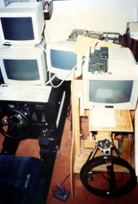 Two early prototypes linked together (1988)
