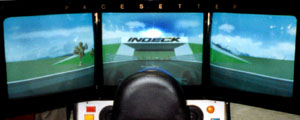 Simulator with Indeck Logo on Bridge