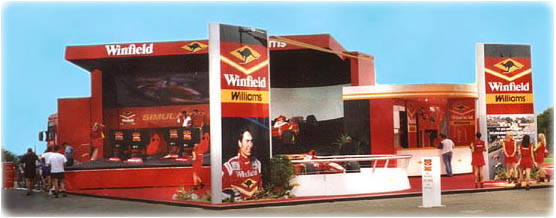 Winfield F1 simulator at Silverstone